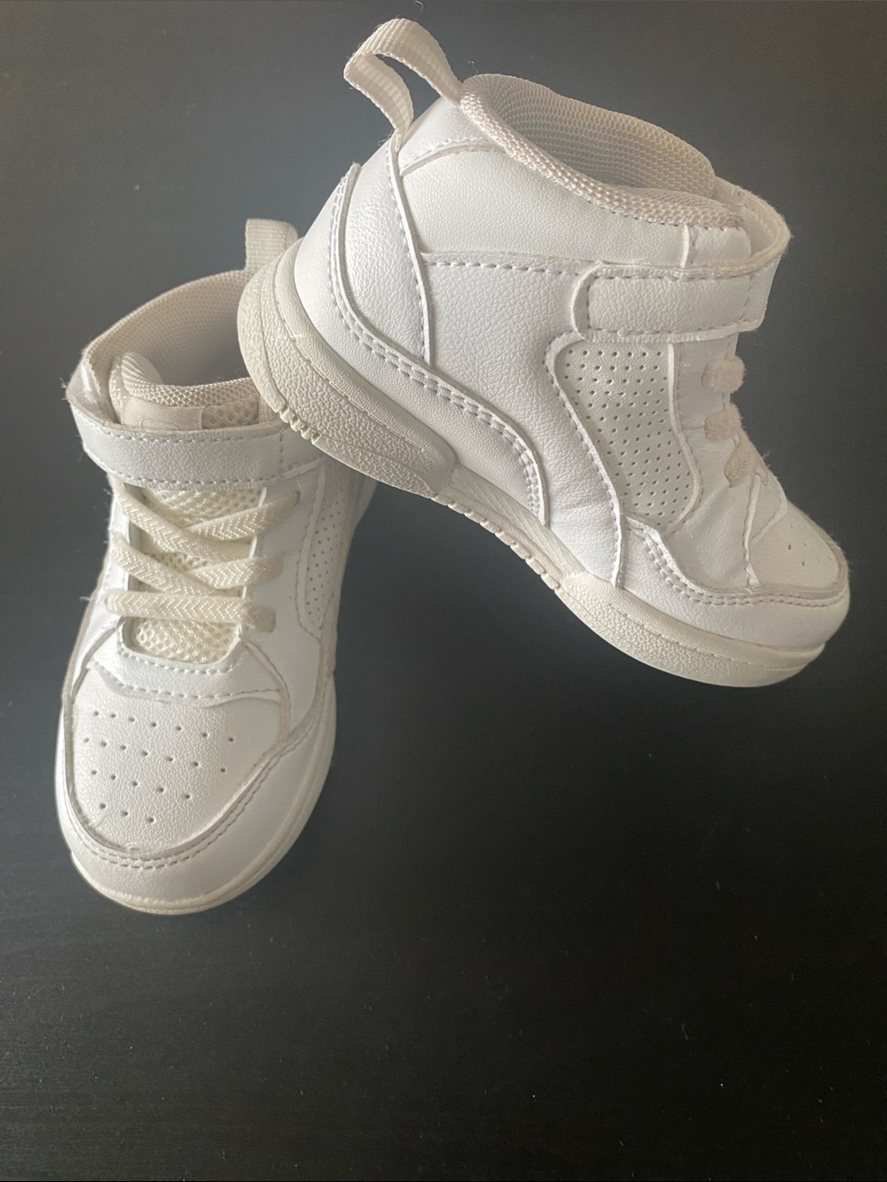 AND1 Kids White High-Top Sneakers - Size 8 Toddler (Excellent Condition) - Picture 4 of 8